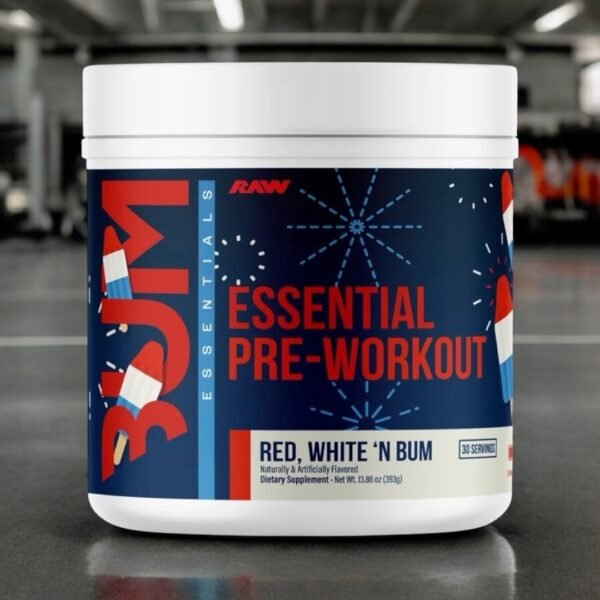 RAW CBUM Essential Pre Workout – 400 G - Image 6