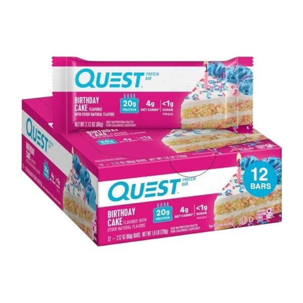 Quest Nutrition Protein Bar – Pack de 12 barras de 60 g - Image 6