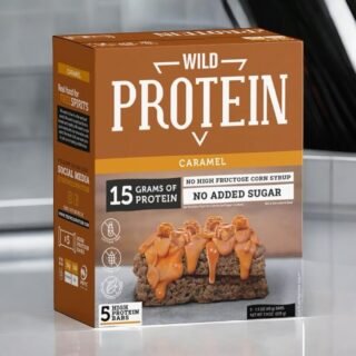Wild Protein Barras Altas en Proteína Sabor Caramelo