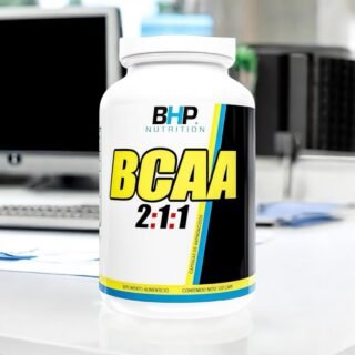 BHP ULTRA BCAA 2:1:1 | 120 Cápsulas | Valina, Leucina e Isoleucina | Suplemento para Recuperación Muscular