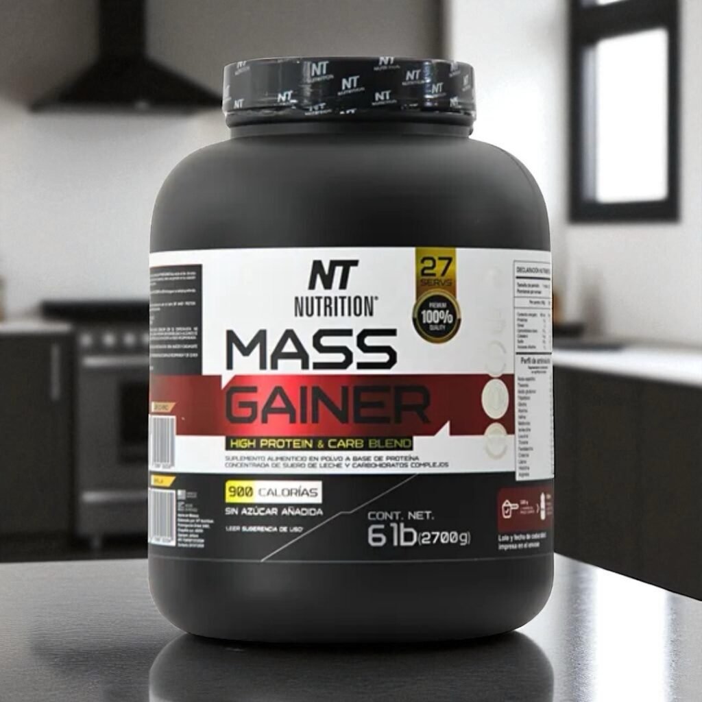 Mass Gainer Whey Protein NT Nutrition 2.7 kg Sabor Chocolate